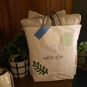 West Elm Belgian Flax Linen Duvet Cover Full/Queen